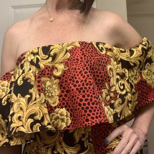 Gorgeous Cold Shoulder Top with Side Zipper